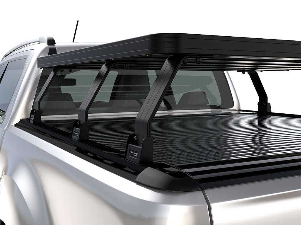 Pickup Roll Top with No OEM Track Slimline II Load Bed Rack Kit / 1425(W) x 1156(L) / Tall