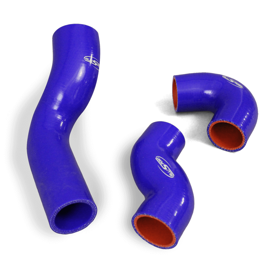 Silicone intercooler hose kit blue