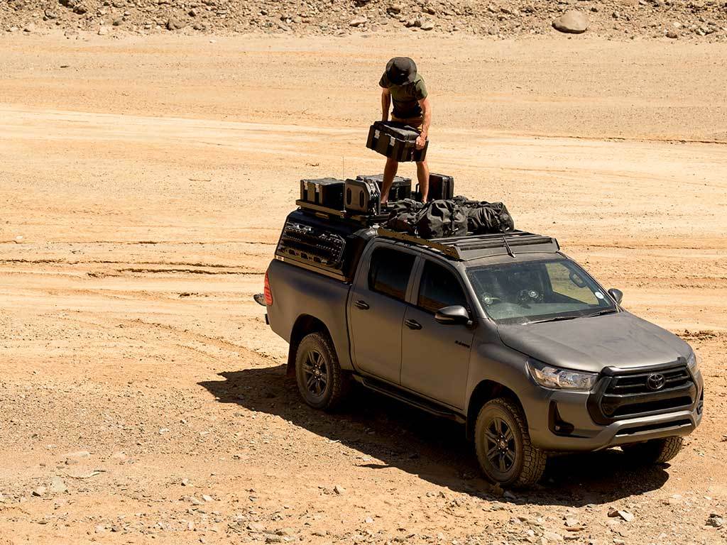 Toyota Hilux (2016-Current) Slimsport Roof Rack Kit Light Bar Ready