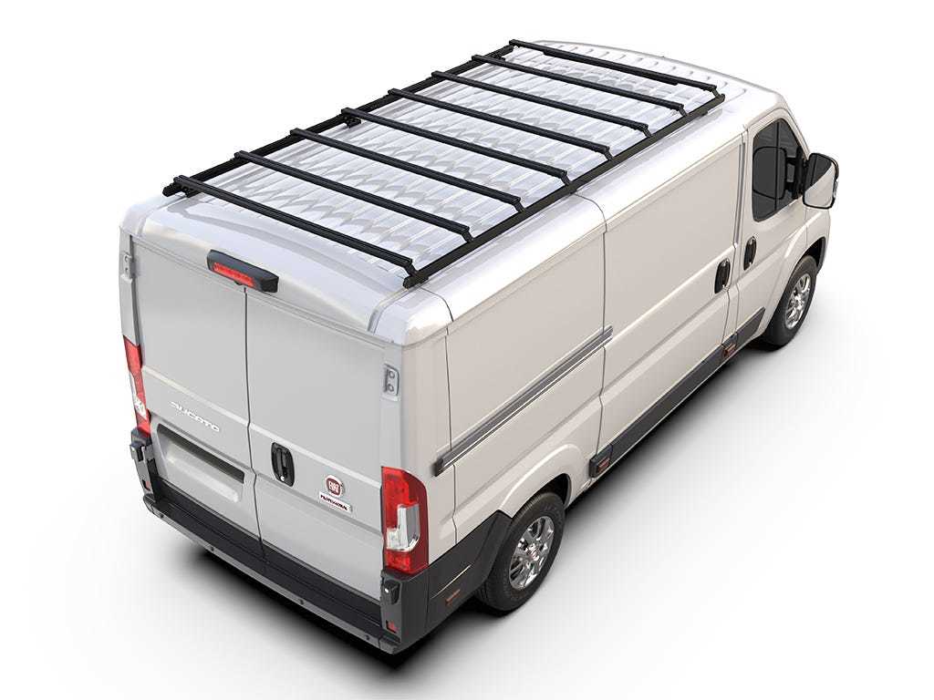 Fiat Ducato (L2H1/136in WB/Low Roof) (2014-Current) Slimpro Van Rack Kit