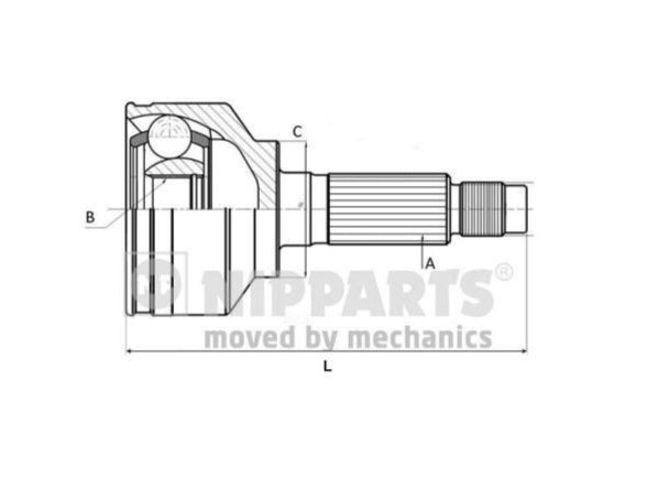 Outer cv Joint 35x60x28 - NIPPARTS