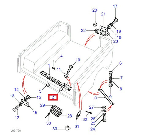 Rear Tub Rrubber Pads - ALLMAKES