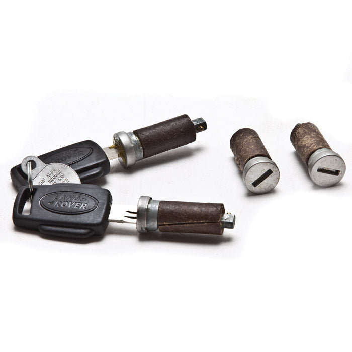 Lock cylinder with keys