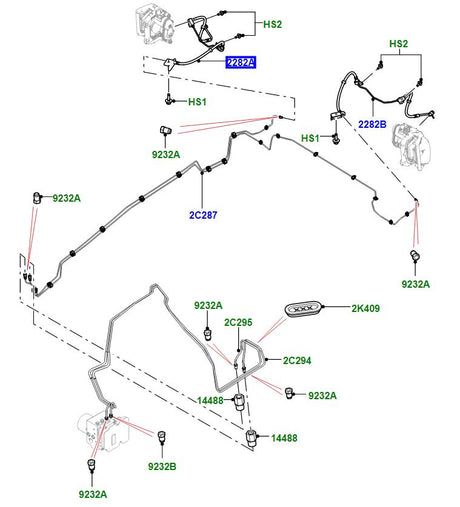 Flexible Brake Hose - Rear Right - ALLMAKES
