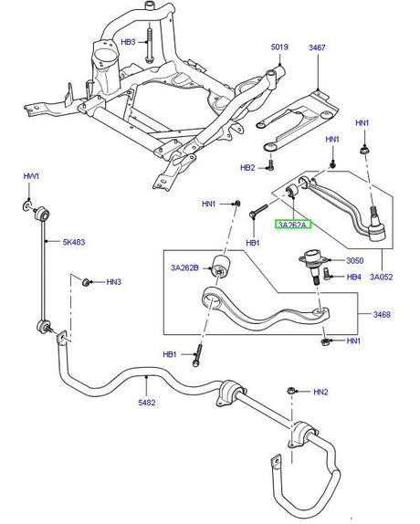 Bush Front Suspension Arm