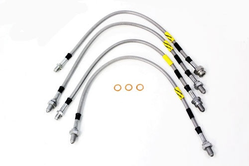 TERRAFIRMA GOODRIDGE +2" EXT BRAKE HOSE KIT DEF ABS 1999 to 2004 4LIN