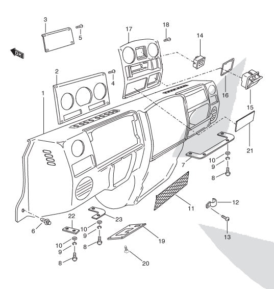 Instrument Panel LHD