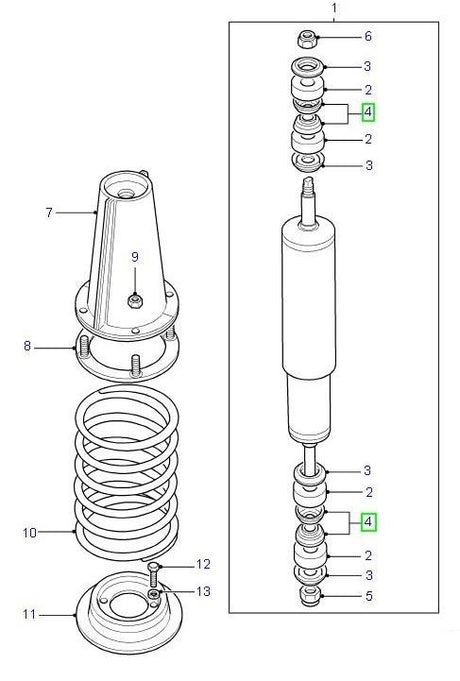 Washer for Shock Absorber