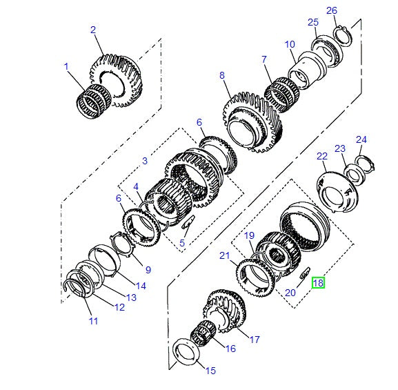 Synchro assembly - 5th Gear