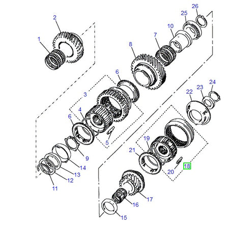 Synchro assembly - 5th Gear