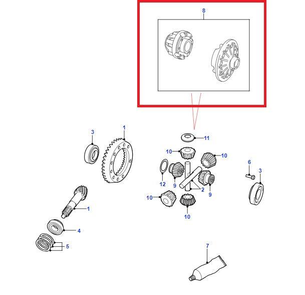 Difference With Crankcase - Rear Axle