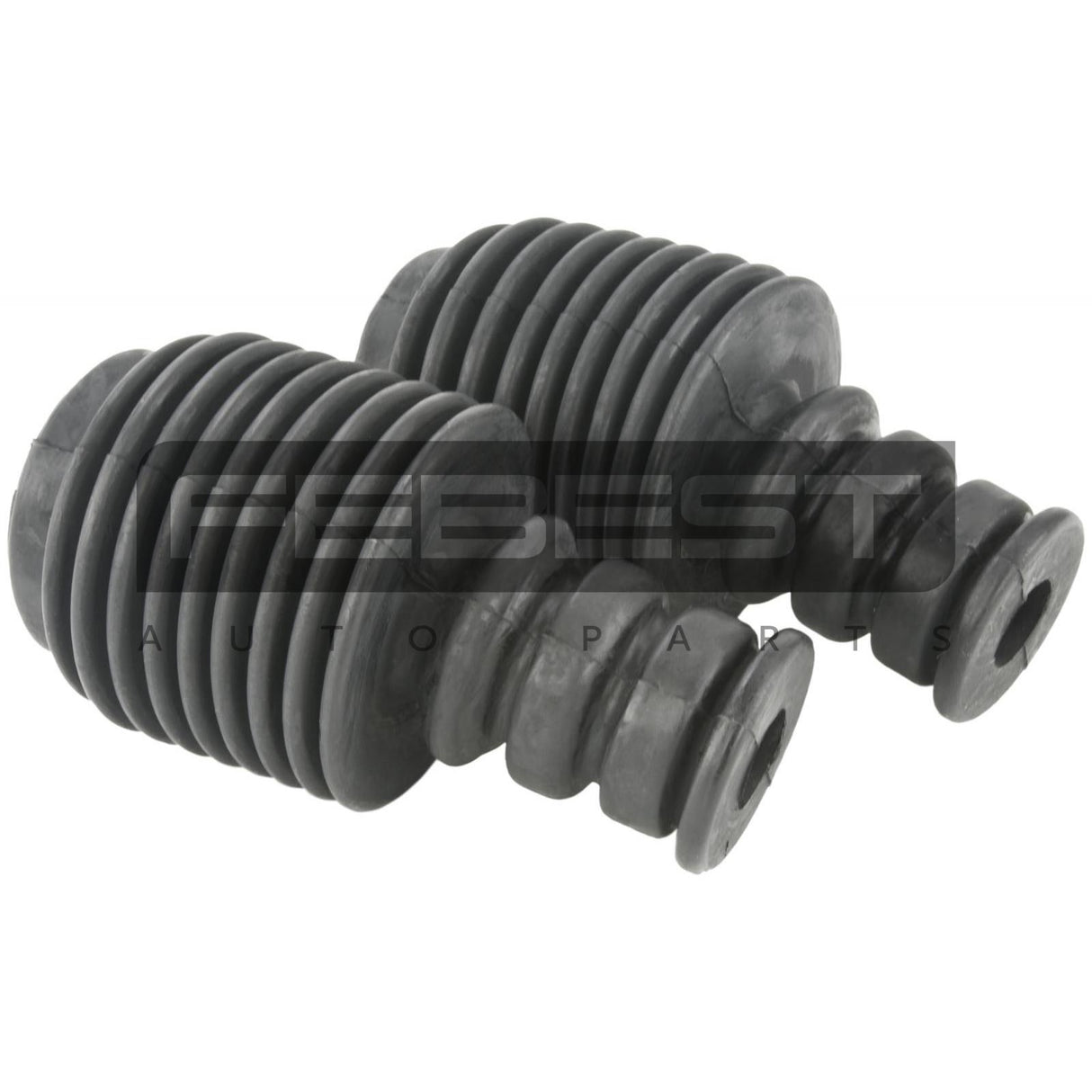 Boot with jounce bumper front shock absorber kit