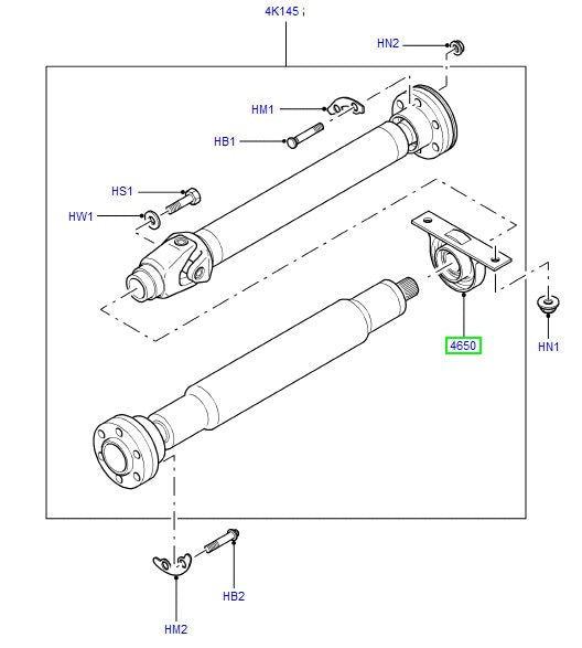 Bearing Propshaft