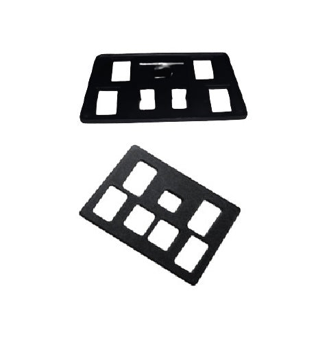 Center Console Switch Housing - Black -Heated seats