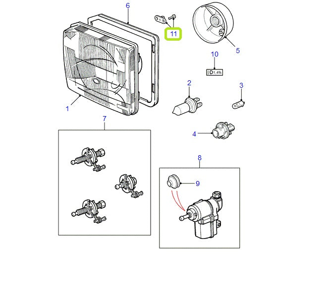 Headlamp Adjuster