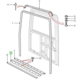 Rear Door Mat Retainer - Zinc Plated - AG PARTS