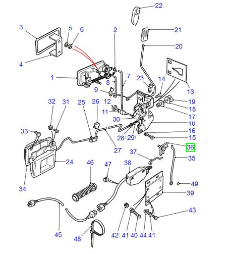 Door Offset Lever