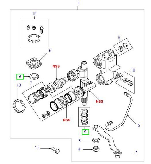 Repair Kit Steering Box