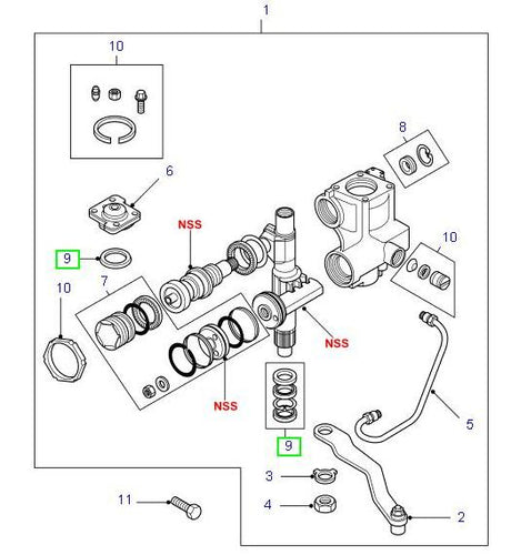 Repair Kit Steering Box