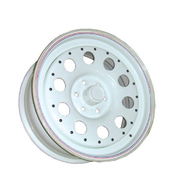 White Modular Steel Wheel 7x15" ET -12 for Suzuki/Kia/... (Not valid for Grand Vitara 2005)