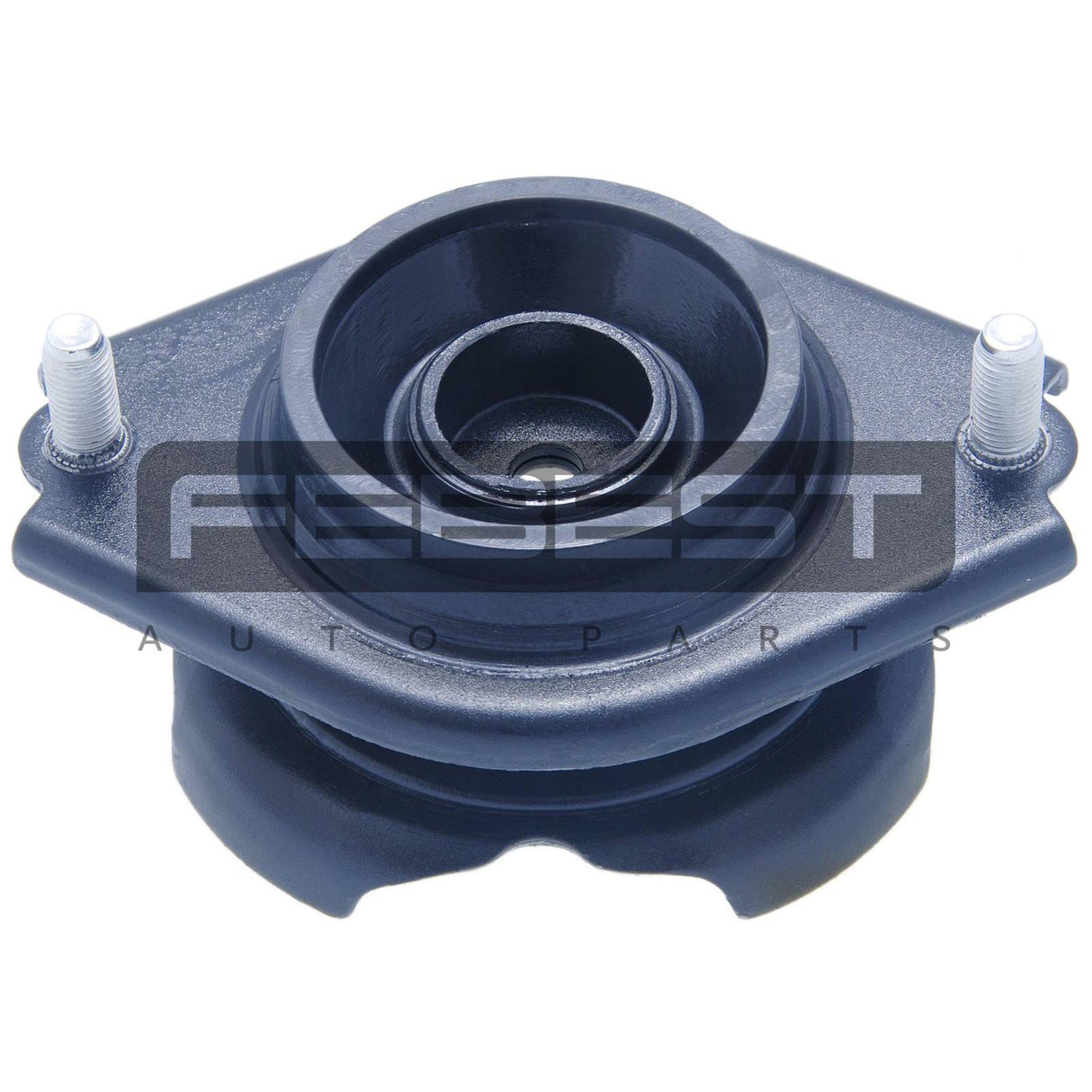 Rear shock absorber mounting