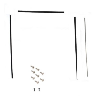 Defender Rear Side Felt Window Channel Kit With Screws- Right or Left