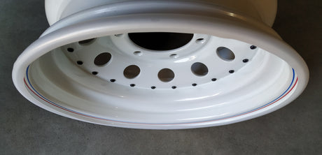 White Modular Steel Wheel 7x15" ET -20 for TOYOTA / MITSUBISHI / NISSAN