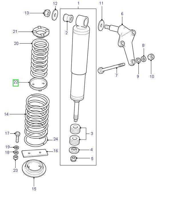 Retainer ring hd susp lower
