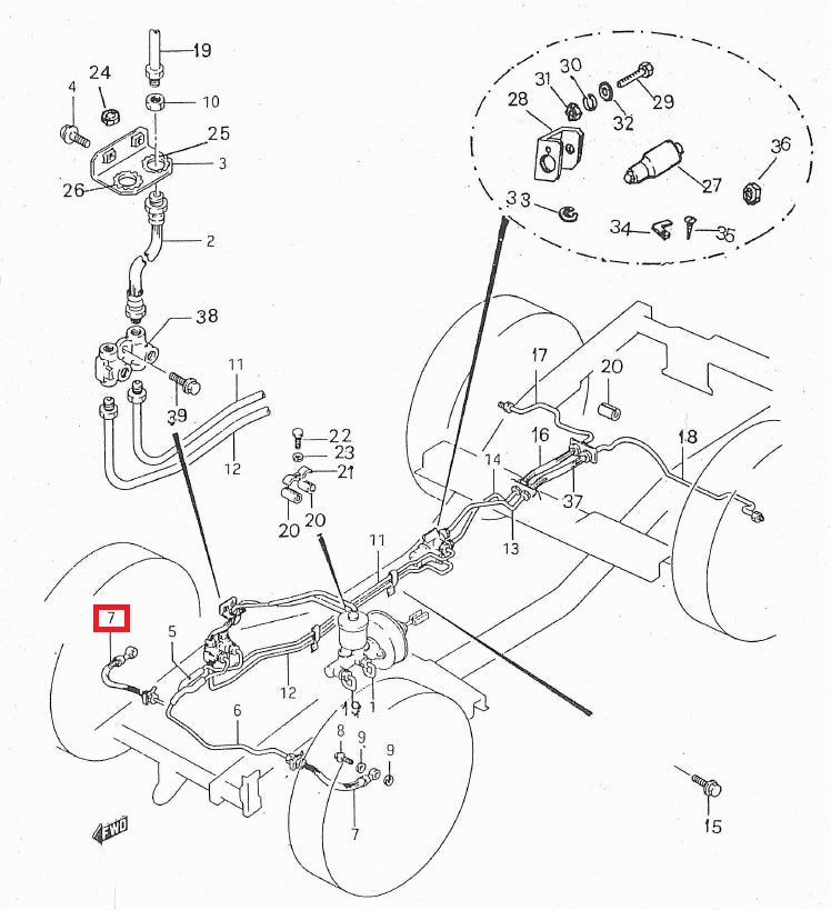 Front Brake Hose