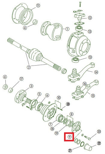 Flange drive shaft