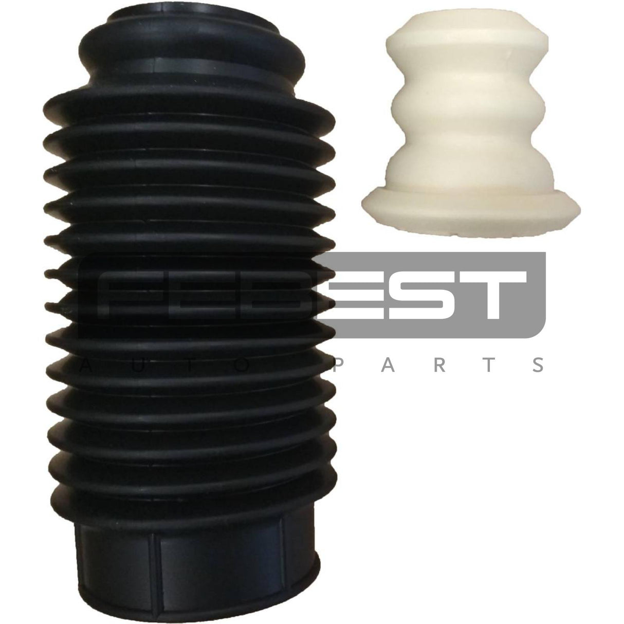 Universal boot with jounce bumper, shock absorber