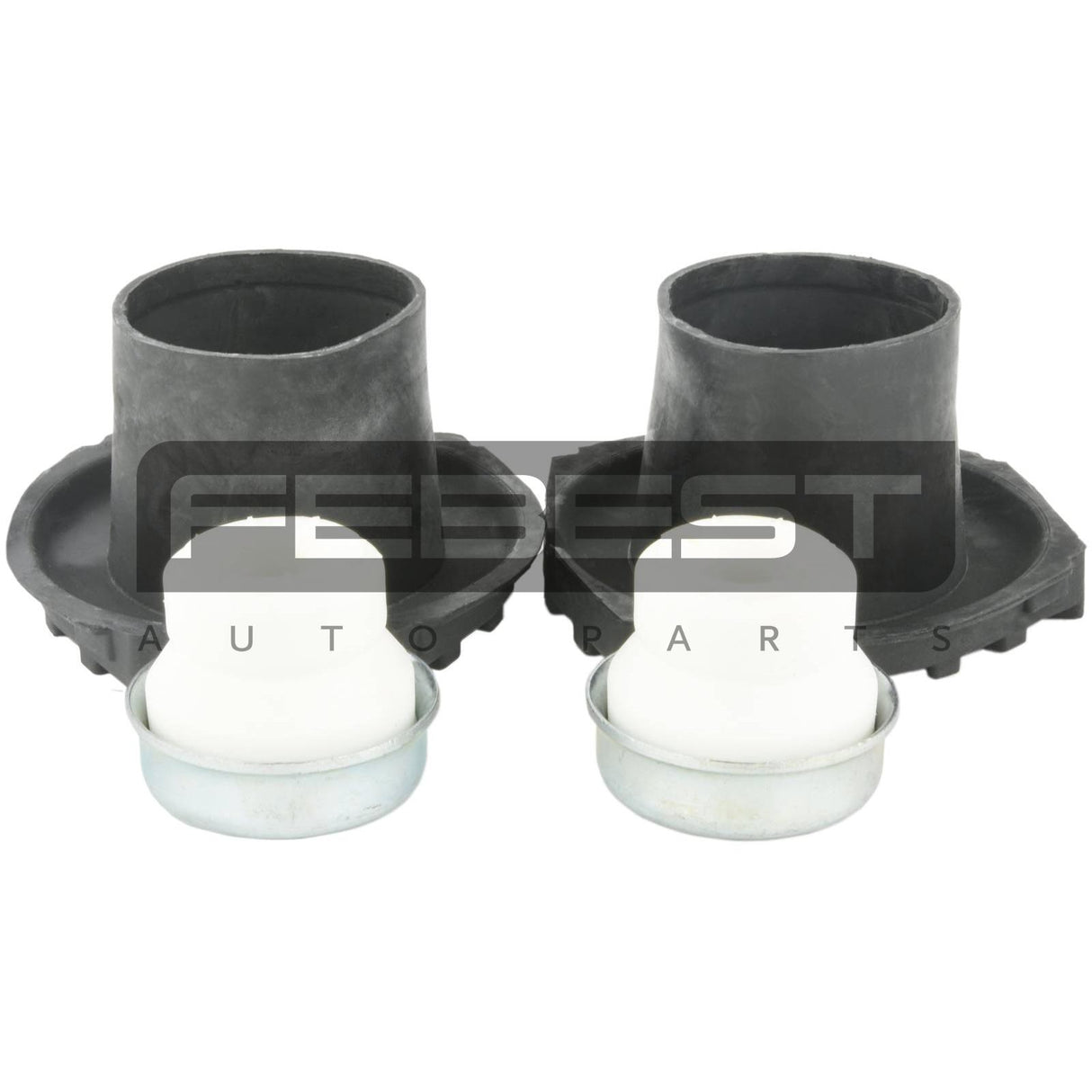 Boot with jounce bumper rear shock absorber kit