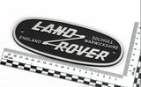 Vintage Land Rover Badge – Aluminium