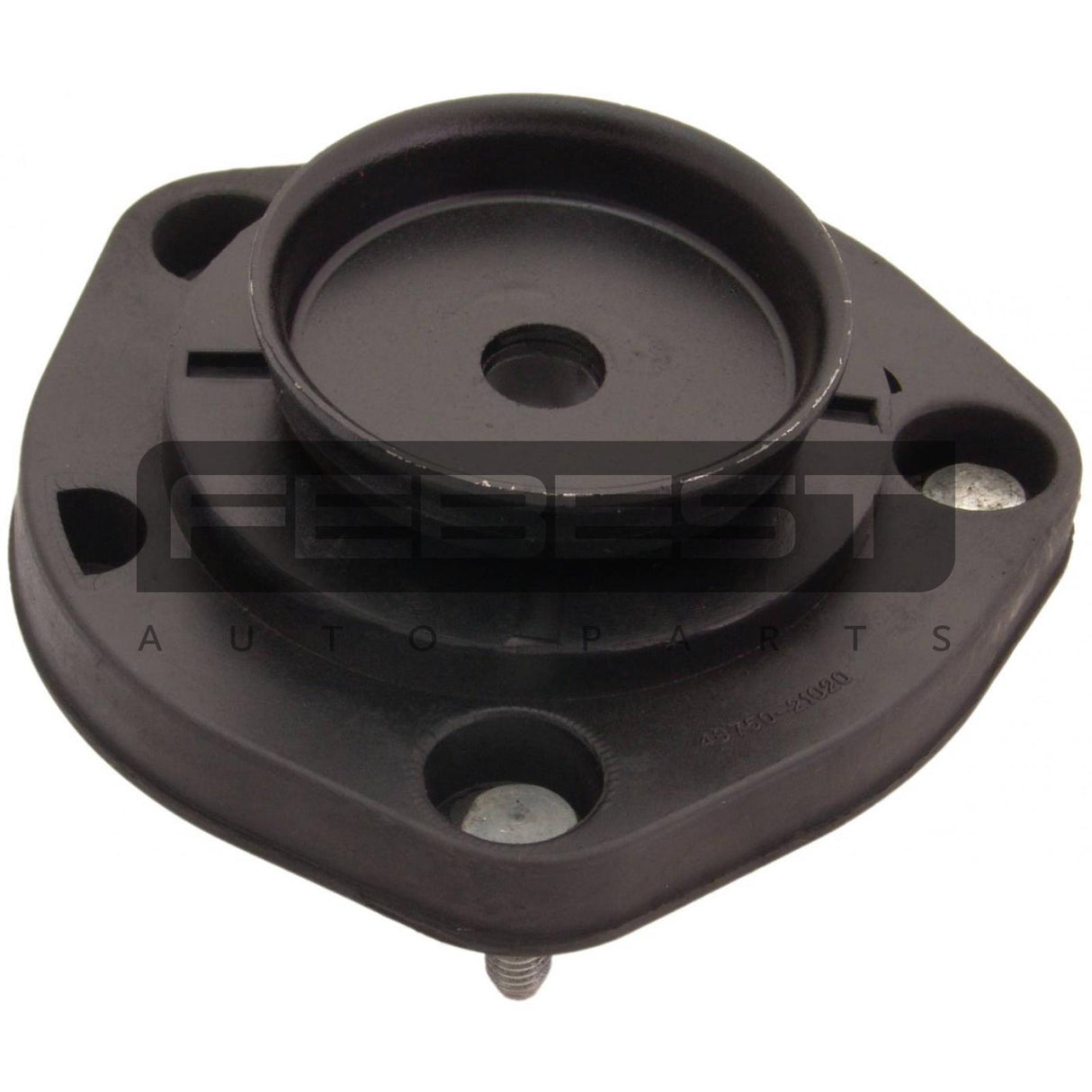 Rear shock absorber mounting