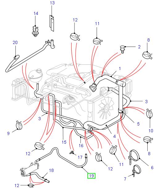 EGR Cooler Hose