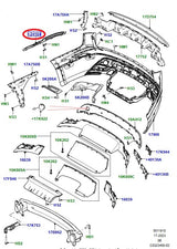 Rear Bumper Molding - Right Side - GENUINE LAND ROVER
