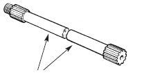 Shaft Rear Axle RH 10 spline