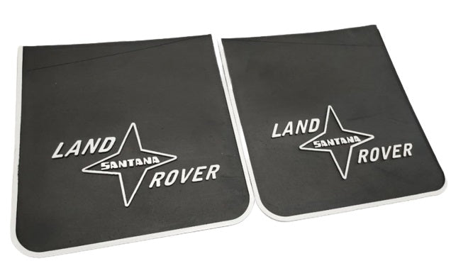 Rear Mud Flap - With Logo - Pair - SANTANA