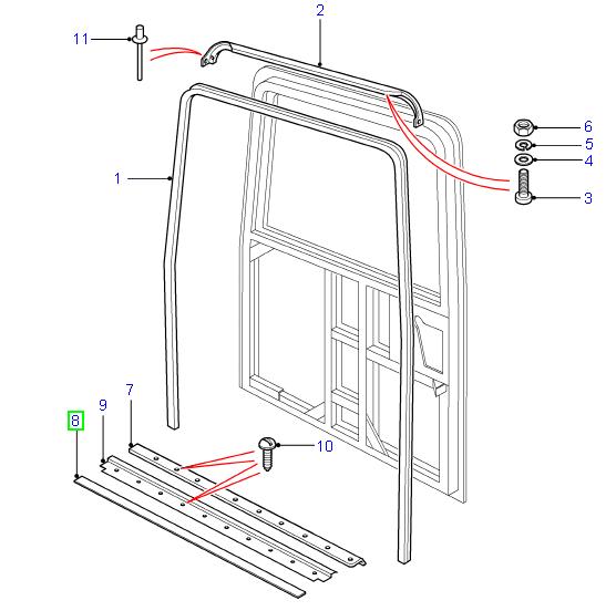Seal Rear Door Bottom