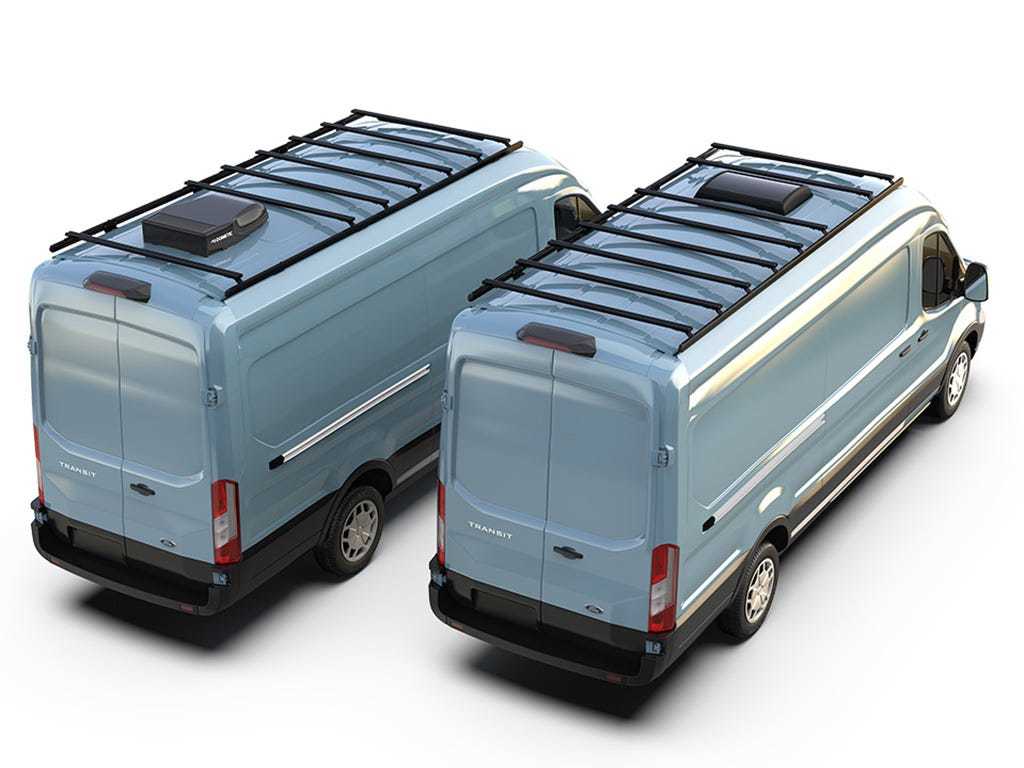 Ford Transit (L4H3/148in WB/High Roof) (2013-Current) Slimpro Roof Rack Kit
