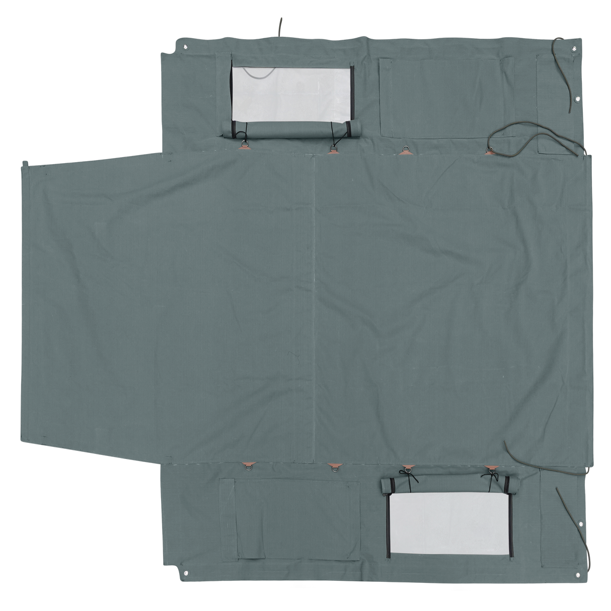 Hood With Side Windows and Blinds 109" / 110" - Blackstone