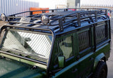 Tubular roof rack for defender 110 - suitable for rollcages