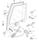Channel - door glass