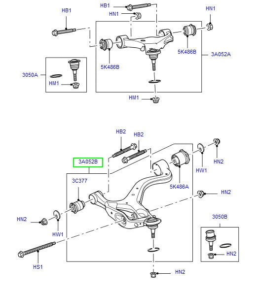 Lower Front Suspension Arm Assembly - LH