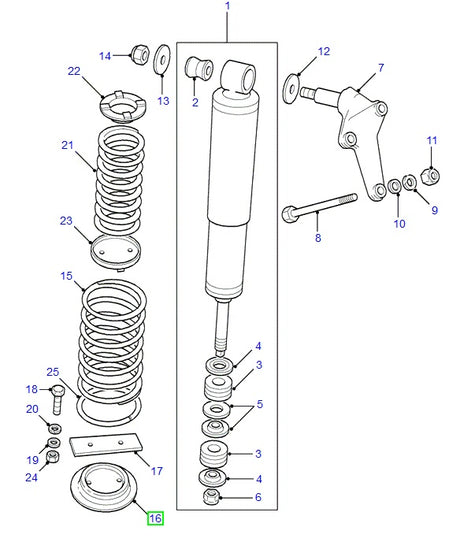 Spring Seat Lower - PR2 ALLMAKES