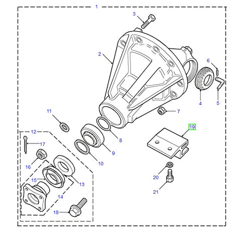Bracket Track Rod Protectio