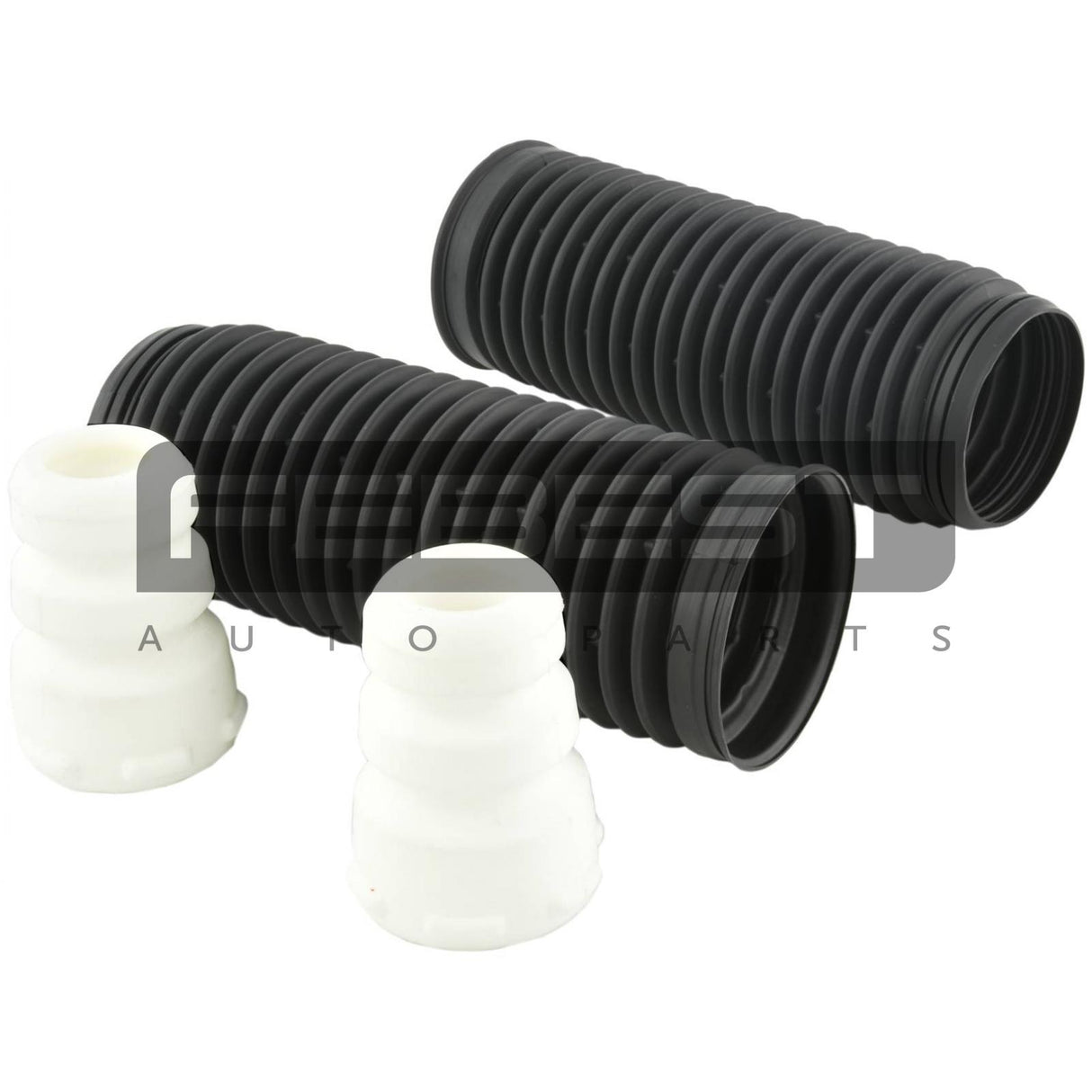 Boot with jounce bumper front shock absorber kit