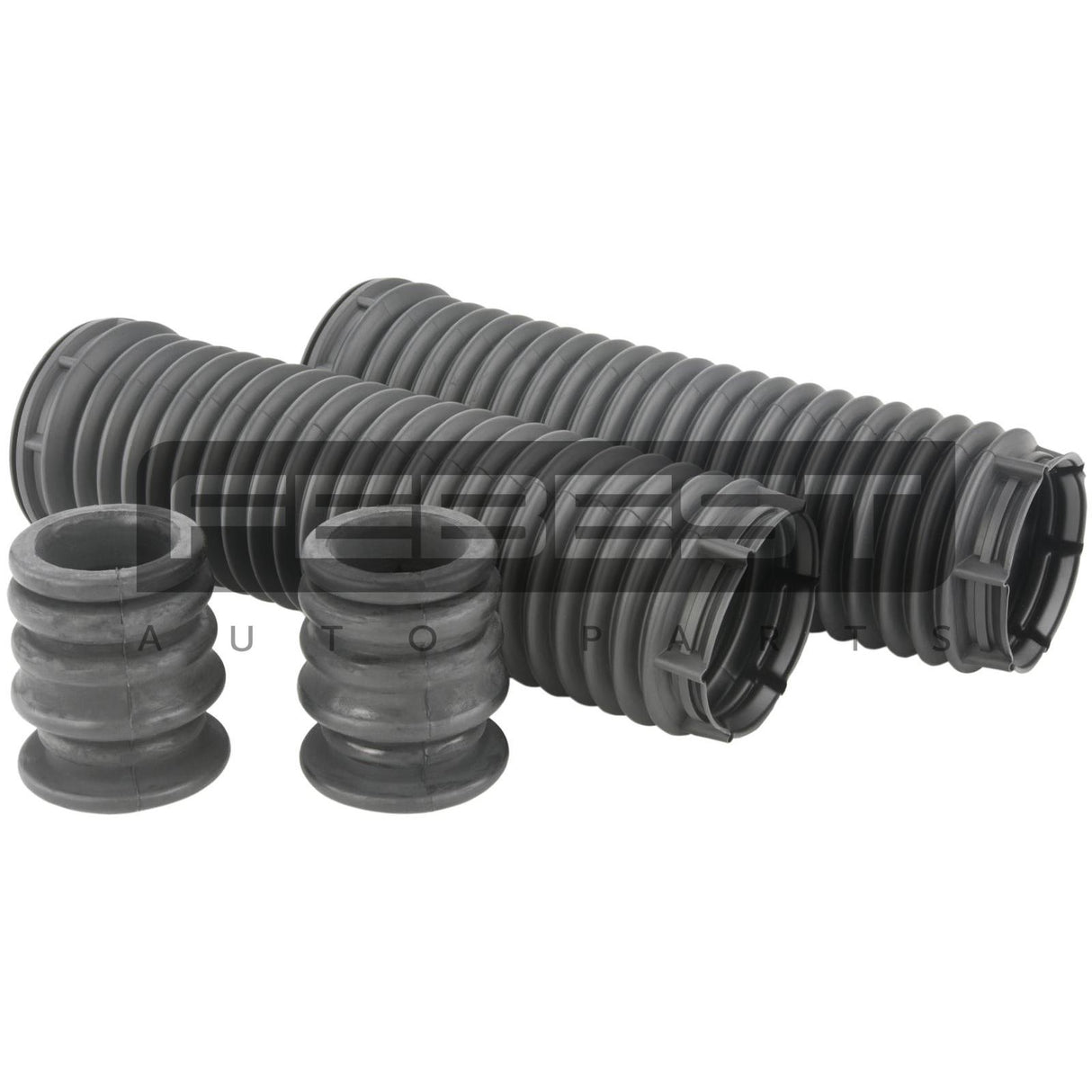 Boot with jounce bumper front shock absorber kit