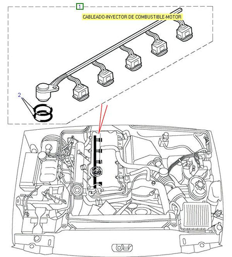 Harness Fuel Injectors