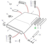 Seal - roof side moulding